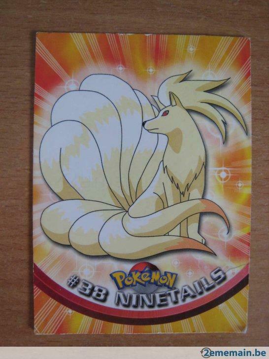 pokemon topps english  n° 38 ninetails feunard, Envoi, Utilisé, Cartes en vrac