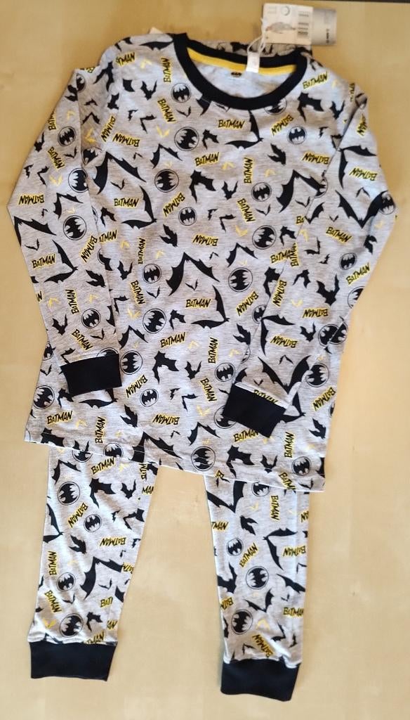 Katoenen pyjama Batman, maat 122/128 (nieuw), Jongen of Meisje, Nieuw, Ophalen of Verzenden, Nacht- of Onderkleding