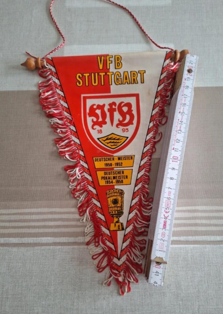 Wimpel VFB Stuttgart, Ophalen of Verzenden, Zo goed als nieuw