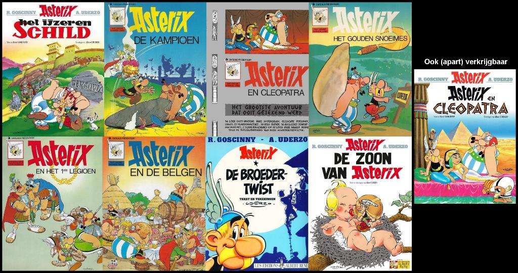 Asterix: 8 strips, Enlèvement, Comme neuf