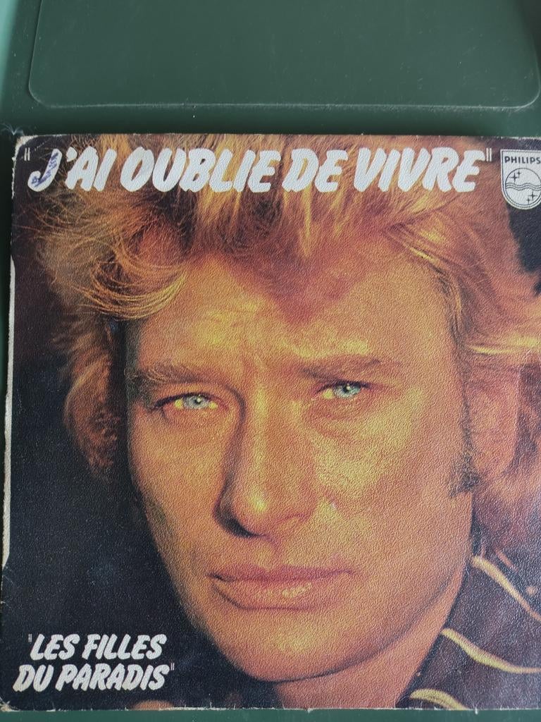 Johnny Hallyday 45t j'ai oublié de vivre, Enlèvement, Utilisé