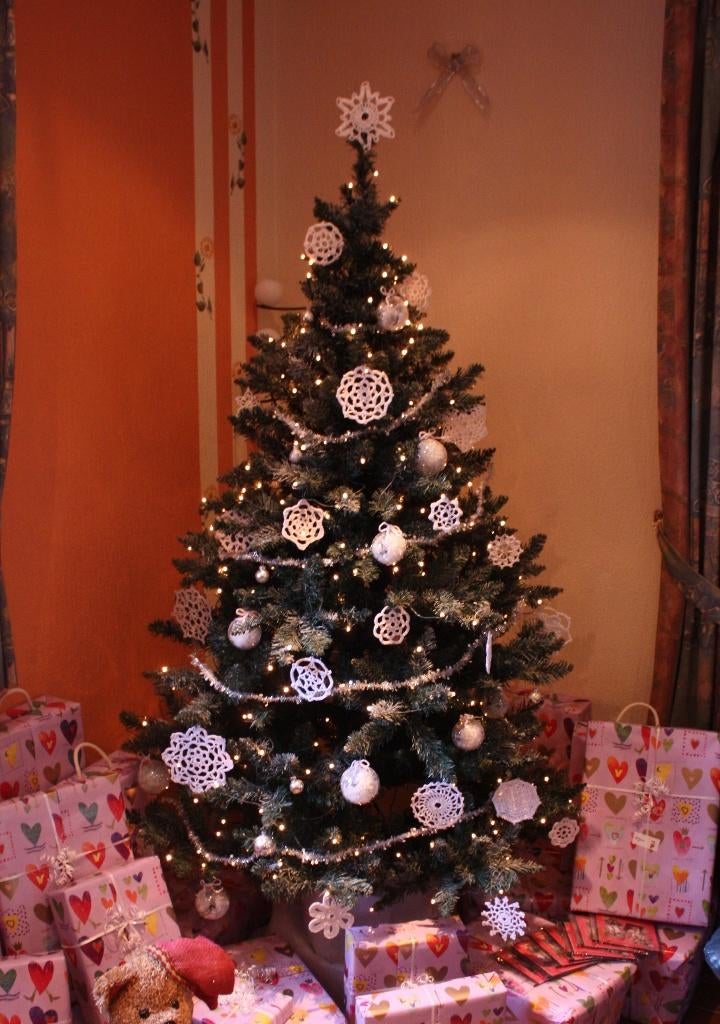Sapin artificiel  H185 cm diamètre 112 cm, Ophalen, Gebruikt
