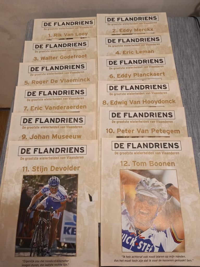 De flandriens, Verzamelen, Ophalen