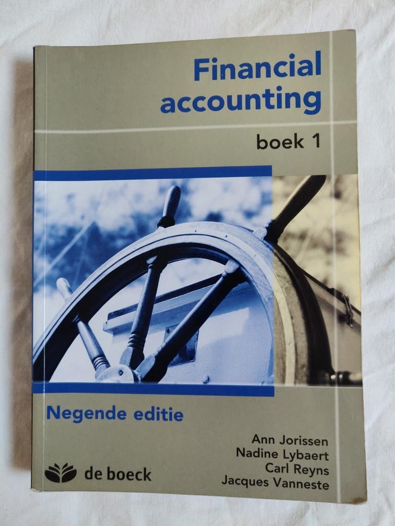 Financial Accounting boeken 1 en 2 (handboeken), Ophalen, Gelezen, Hoger Onderwijs, Ann Jorissen