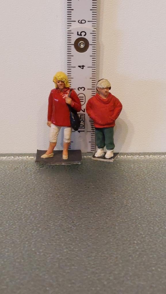 Geschilderde metalen figuren, Ophalen of Verzenden, Zo goed als nieuw, Figuur of Figuren