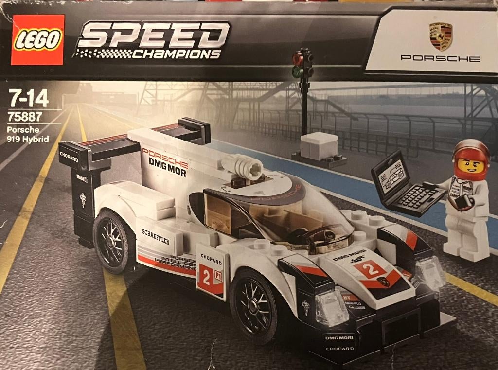LEGO Speed Champions Porsche 919 Hybrid - 75887, Ophalen of Verzenden, Zo goed als nieuw, Complete set, Lego