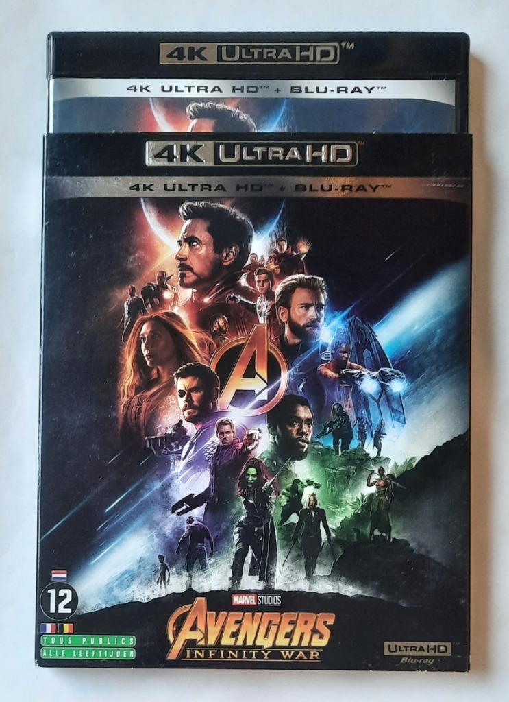 Avengers: Infinity War (4K ULTRA HD) comme neuf, Cd's en Dvd's, Blu-ray, Ophalen of Verzenden, Zo goed als nieuw, Actie