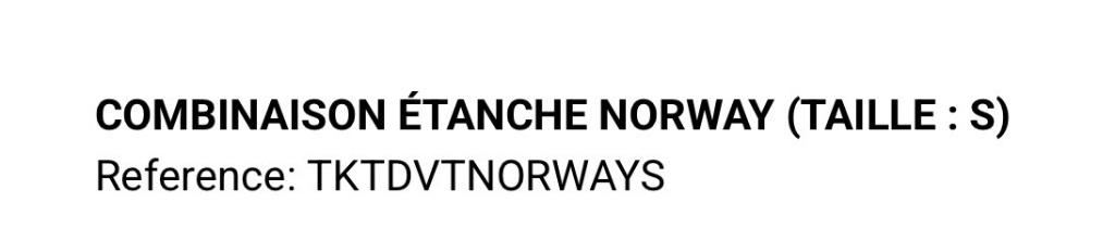 Combinaison étanche TDS Norway pour homme S, Enlèvement ou Envoi, Comme neuf, Combinaison de plongée