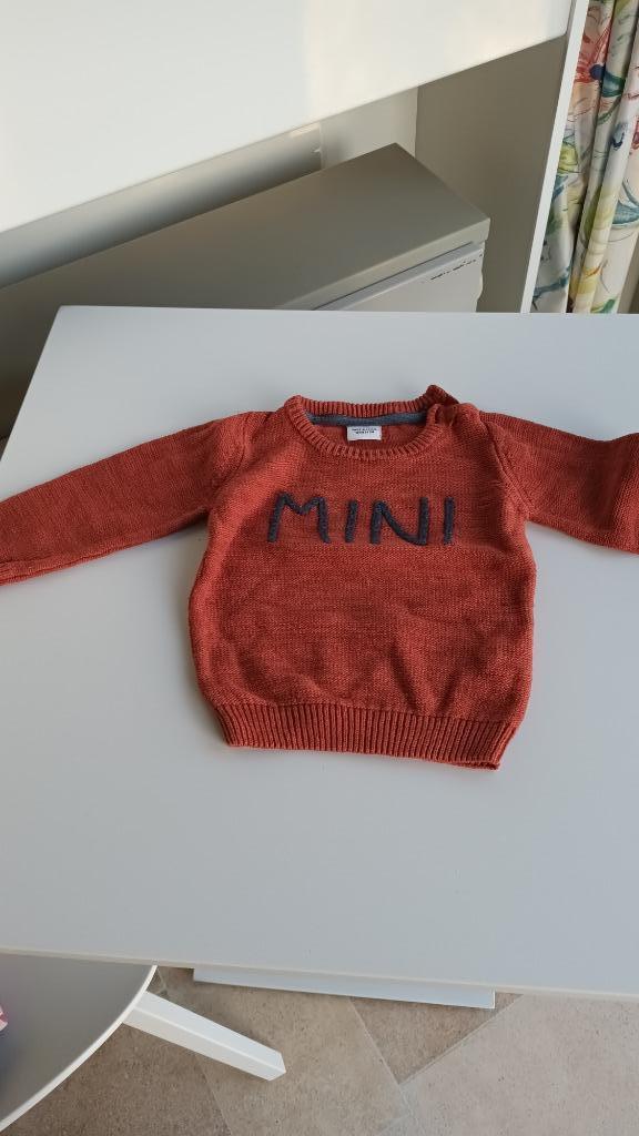 Pull - Marron rouille - Taille 74, Enfants & Bébés, Vêtements de bébé | Taille 74, Garçon, Pull ou Veste, Comme neuf, Tape à l'oeil