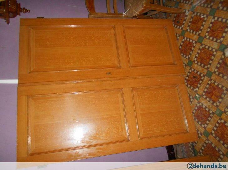 2 OUDE DEUREN (voor ingemaakte kast), Gebruikt, Klink of Kruk