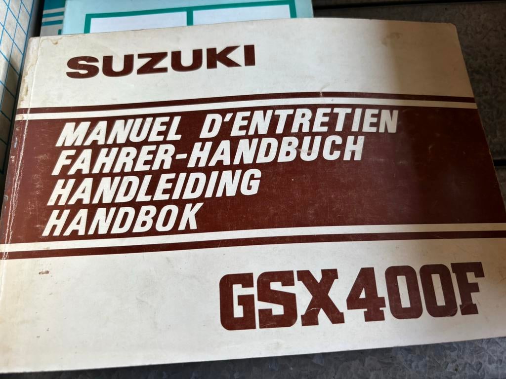 Suzuki GSX400F 1981- Manuel du propriétaire, Motos, Modes d'emploi & Notices d'utilisation, Enlèvement ou Envoi, Suzuki