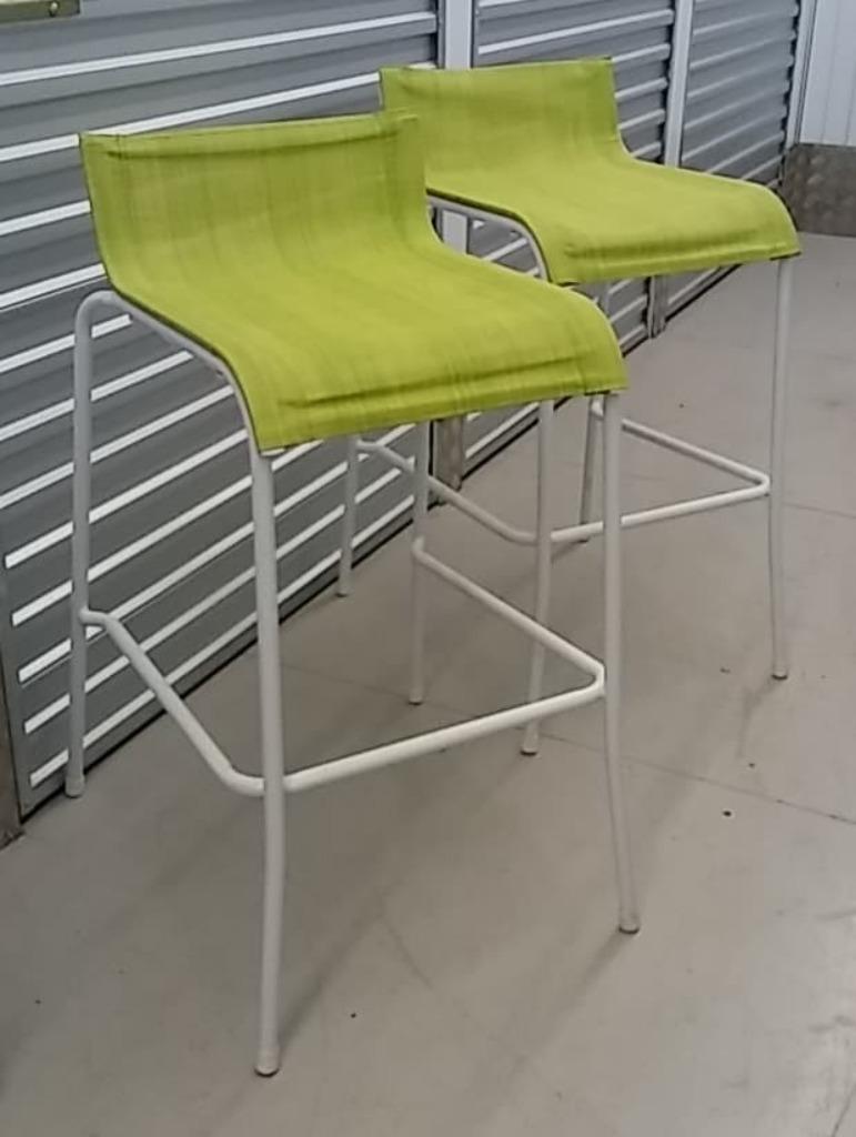 4 barkrukken van CASA, Huis en Inrichting, Ophalen, Gebruikt, 60 tot 90 cm, Metaal