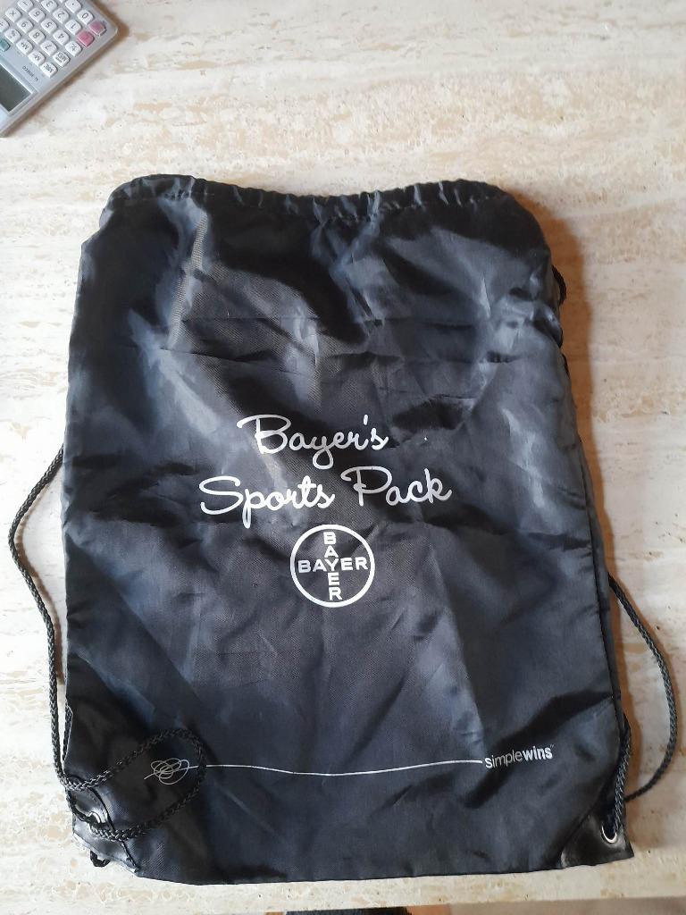 Sac de sport noir Bayer, Enlèvement ou Envoi, Neuf, Adulte unisexe