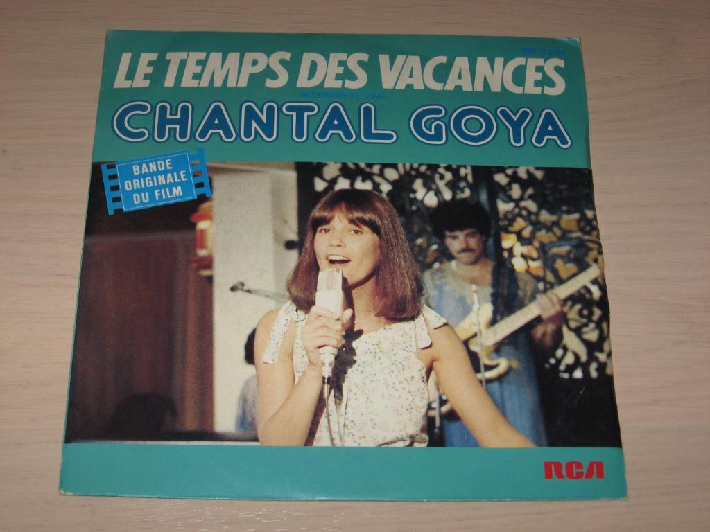 disque vinyl 45 tours chantal goya le temps des vacances, Ophalen of Verzenden, Zo goed als nieuw, Muziek