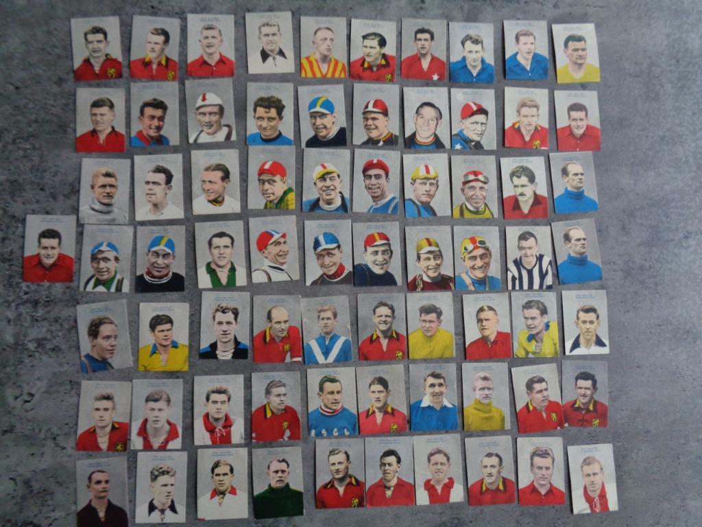 Voetbal MAPLE LEAF BALLON GUM serie anno 1952 !!!! 69x, Verzenden