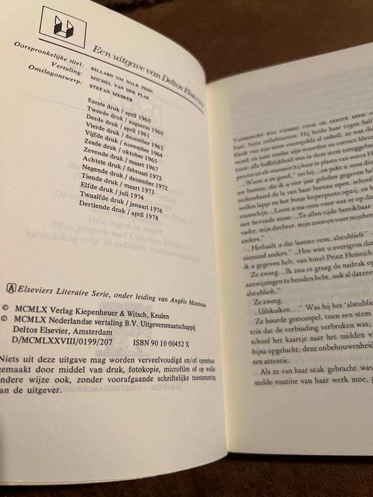 Biljarten om halft tien - Heinrich Böll, Boeken, Ophalen of Verzenden, Gelezen, Heinrich Böll, België