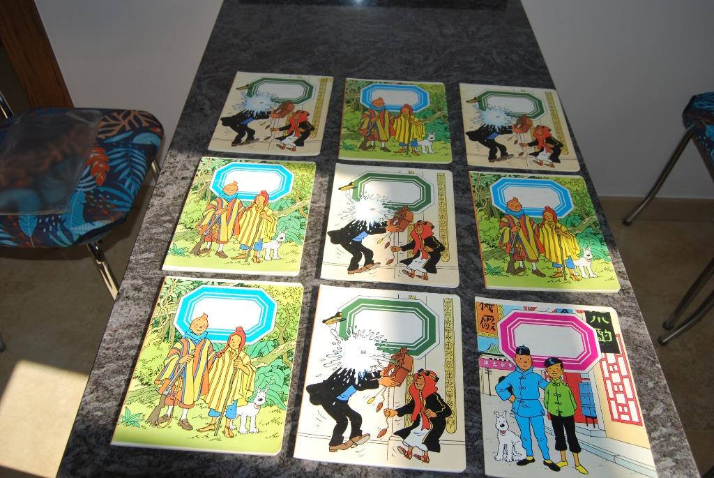 9 CAHIERS  TINTIN. HERGE LOMBARD 1979, Livres, Enlèvement ou Envoi