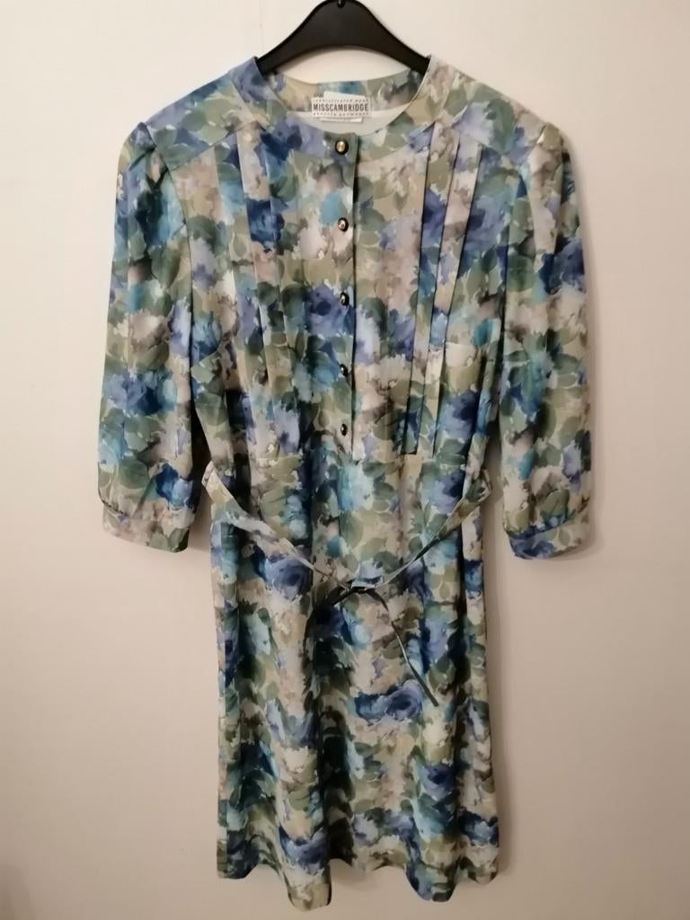 Klassieke gevoerde jurk, Kleding | Dames, Blauw, Miss Cambridge, Maat 46/48 (XL) of groter, Ophalen of Verzenden