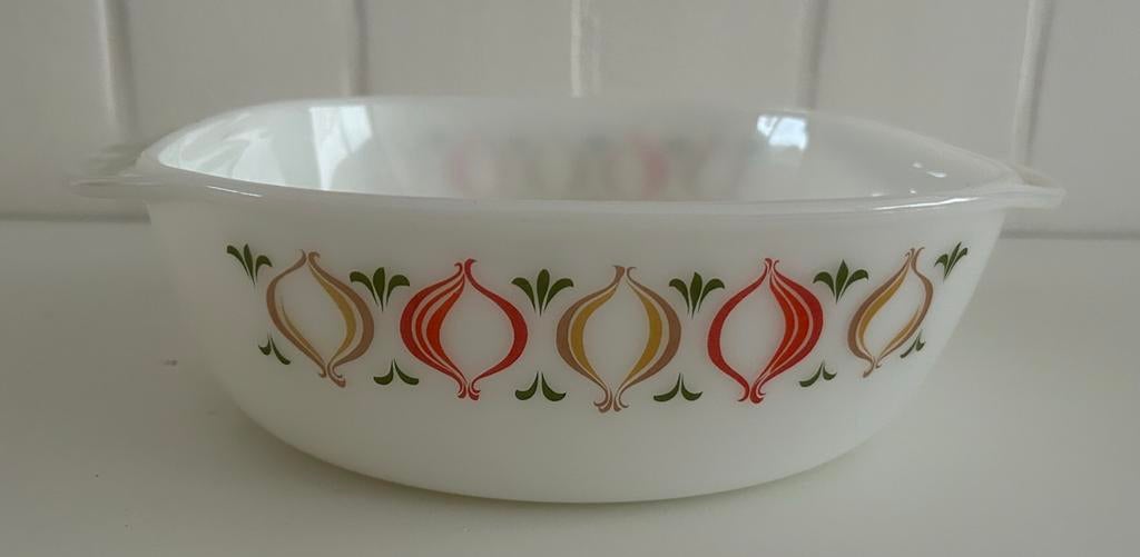 Ovenschaal Schott&Gen Mainz, Gebruikt, Ophalen of Verzenden, Overige stijlen, Glas
