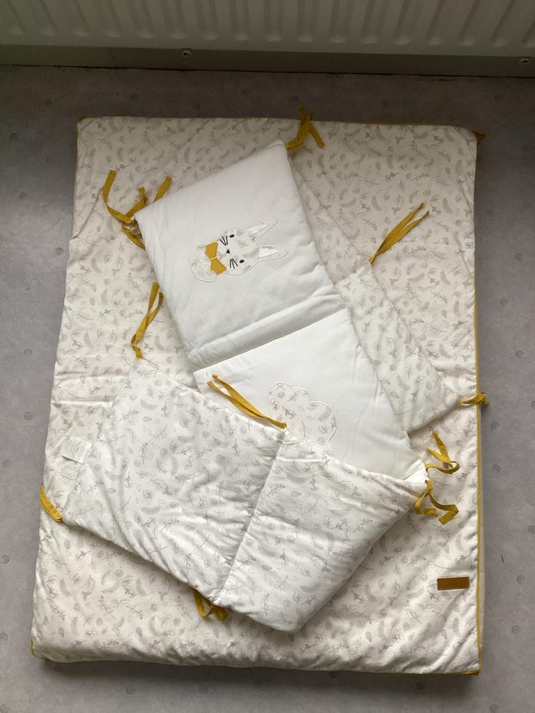Tour de lit et couverture domina, Ophalen, Zo goed als nieuw, Wit