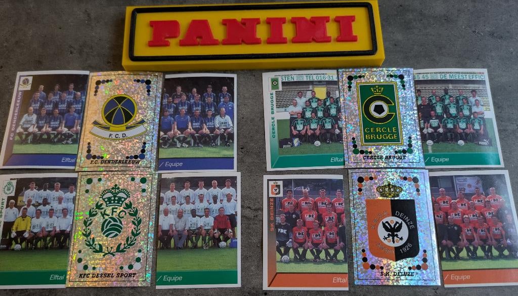 PANINI FOOTBALL 2003 12 AUTOCOLLANTS,4  ÉQUIPENOS 343/354, Envoi, Neuf