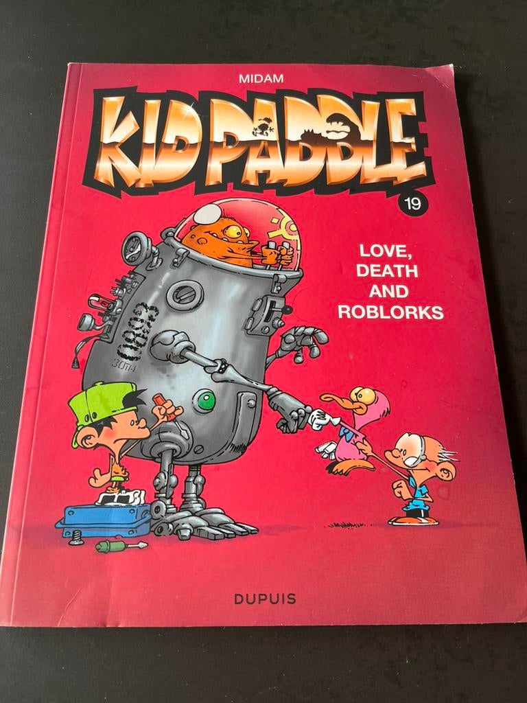 Kidpaddle. Midam - Love, Death and RoBlorks nr 19., Gelezen, Eén stripboek, Midam, Ophalen of Verzenden