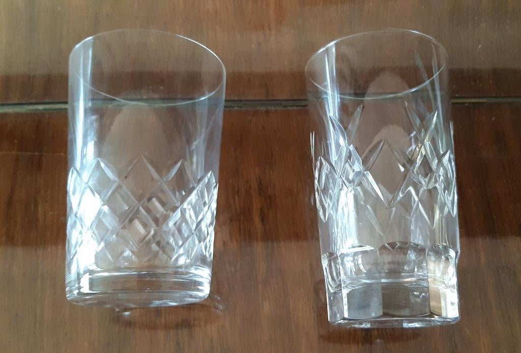 verre en cristal Val St Lambert (3), Enlèvement ou Envoi, Comme neuf