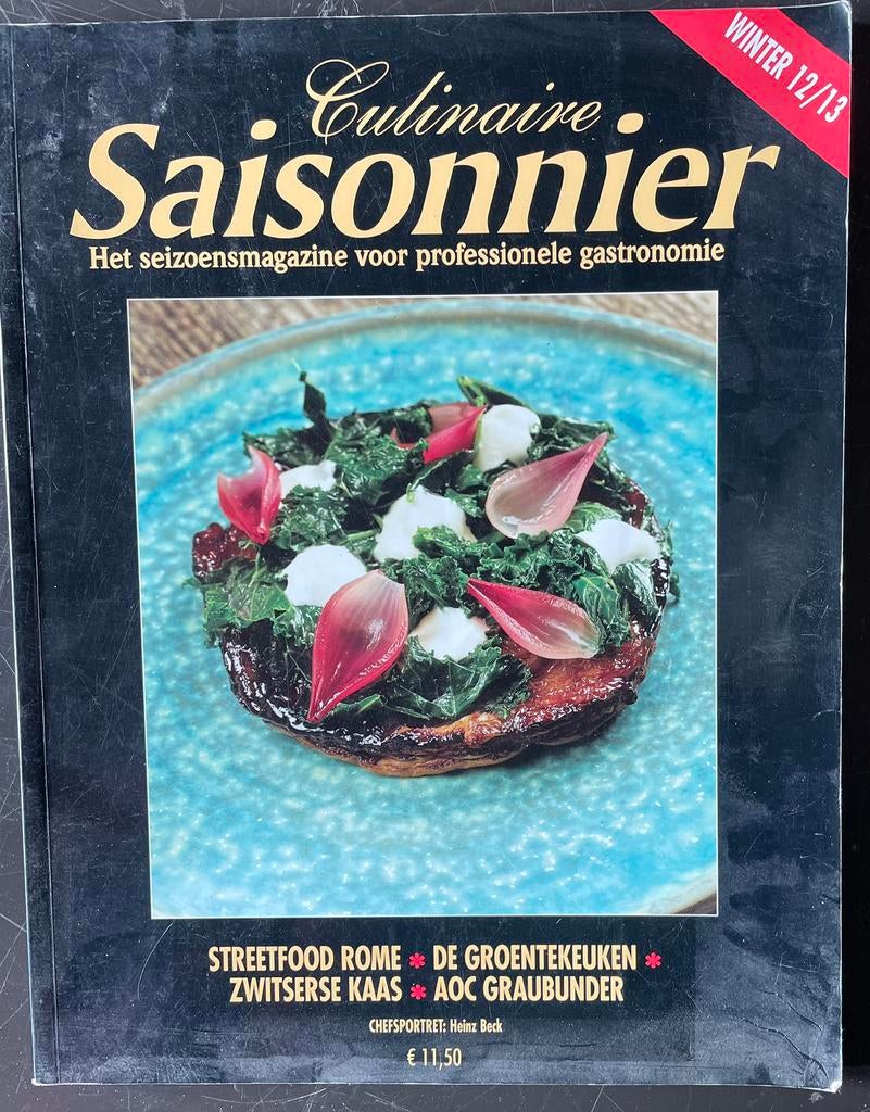 Culinair tijdschrift  Saisonnier, 18 delen, Ophalen, Zo goed als nieuw, Europa, Voorgerechten en Soepen