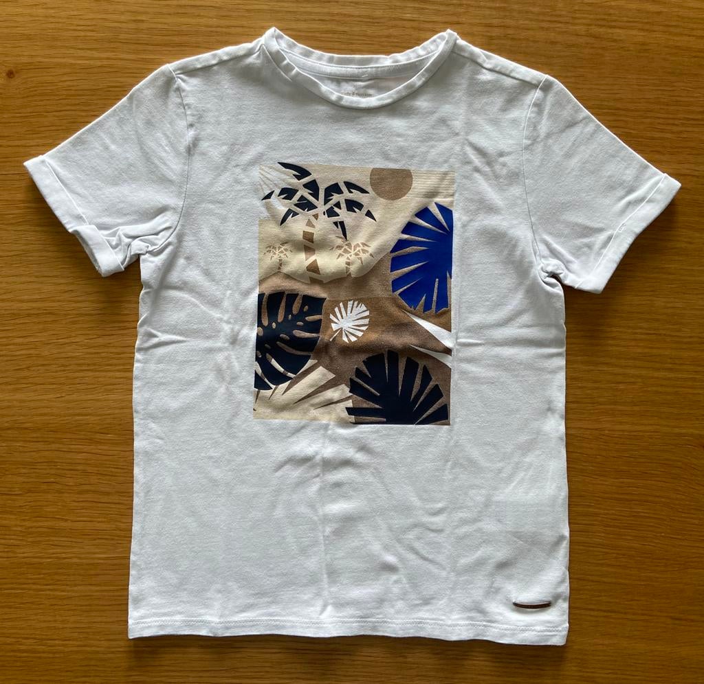 T-shirt blanc imprimé Kidz Nation - 128 - 3€