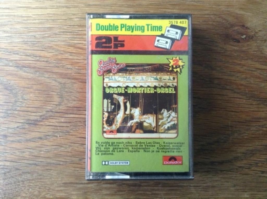 muziekcassette mortier orgel, Ophalen of Verzenden, Overige genres, 1 bandje, Origineel