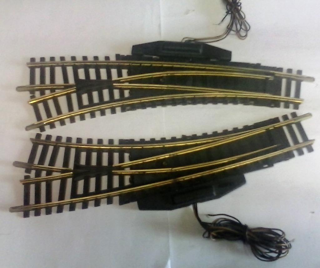 Fleischmann HO 6074 aiguillage courbe à gauche - 6075 à droi, Enlèvement ou Envoi, Utilisé, Rails, Fleischmann