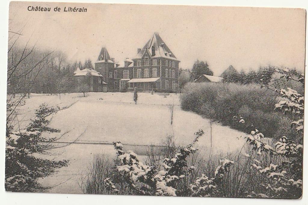 Château de Lihérain (Lihérin) Gouvy, Envoi, Affranchie, Luxembourg