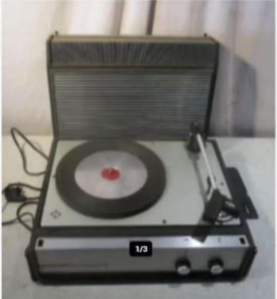 Ancien tourne-disque - Telefunken musikus 108v, Enlèvement ou Envoi, Utilisé, Tourne-disque