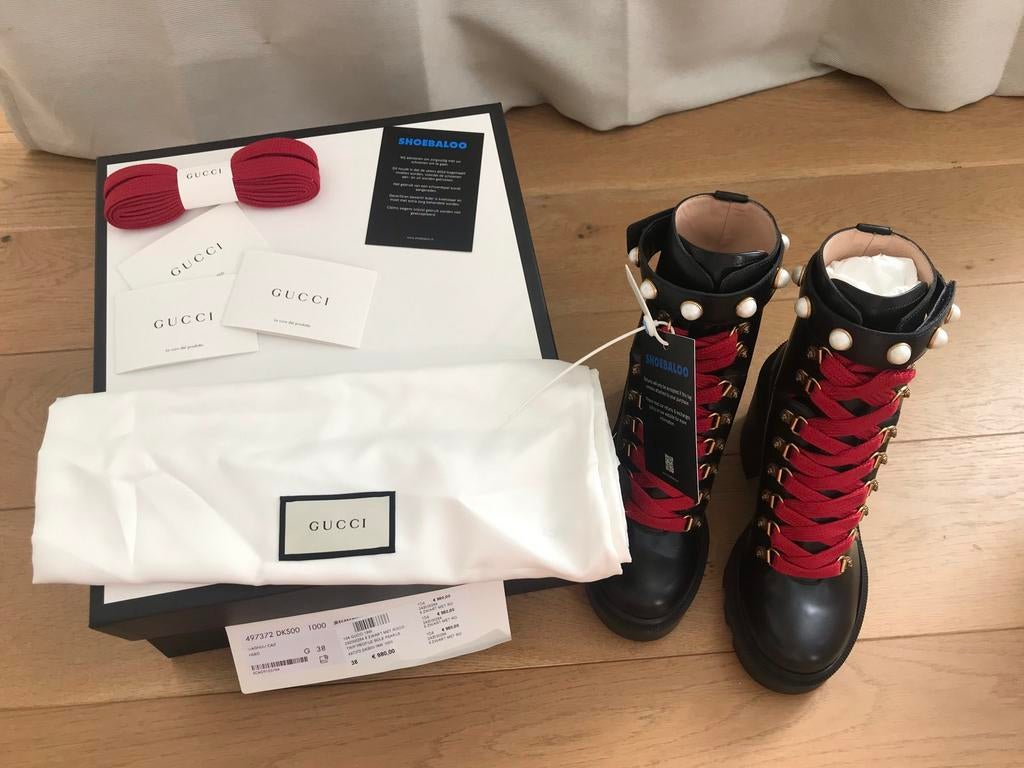 Gucci trip profile sole pearls boots, Kleding | Dames, Schoenen, Ophalen, Zwart, Lage of Enkellaarzen, Nieuw