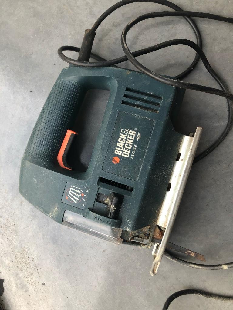 Black&Decker elektrische decoupeerzaag, Ophalen, Gebruikt, Decoupeerzaag, Black & Decker