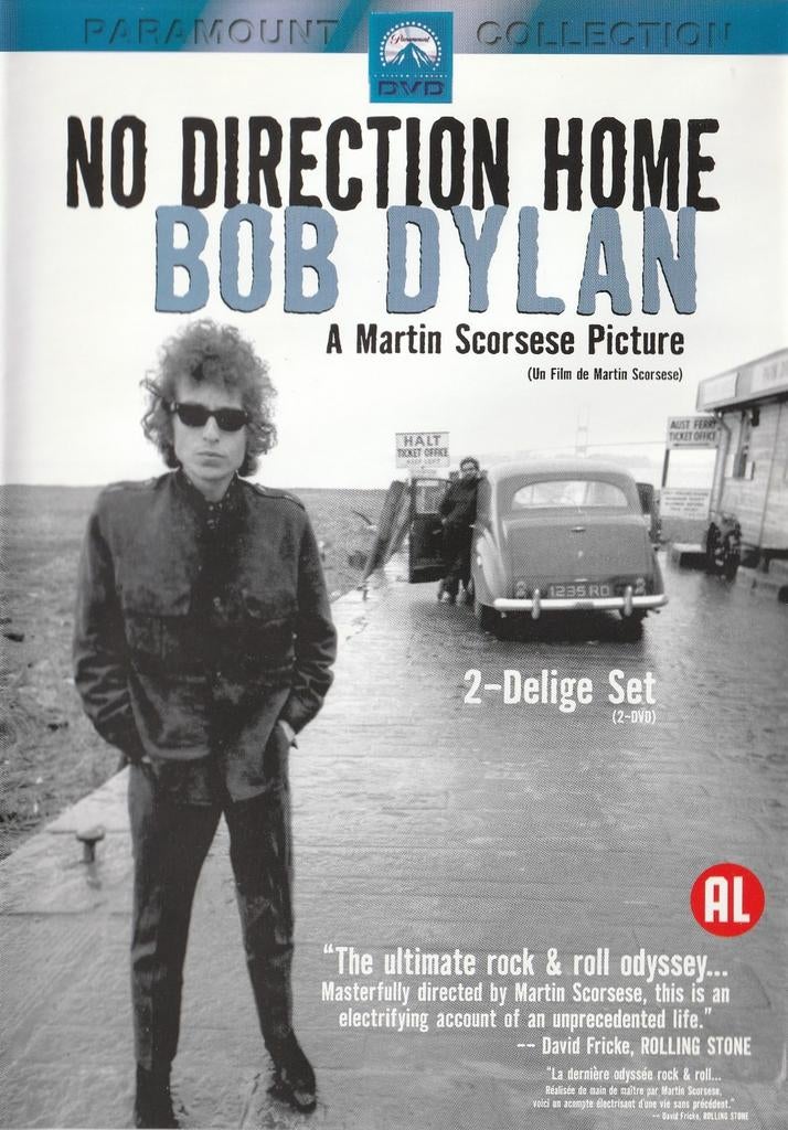 Bob Dylan - film: "No Direction Home", Cd's en Dvd's, Dvd's | Klassiekers, Zo goed als nieuw, Overige genres, 1960 tot 1980, Alle leeftijden