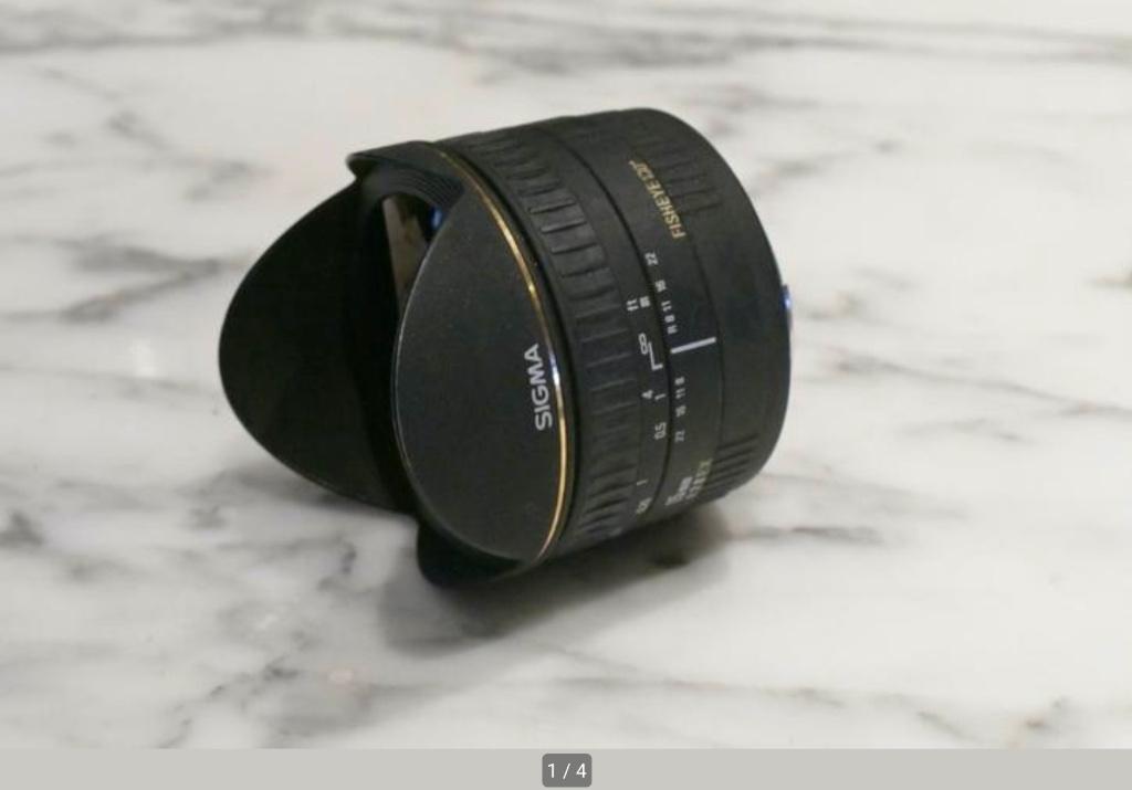 Sigma fisheye lens 15mm/f 2.8 EX voor Canon EF, Ophalen of Verzenden, 1980 tot heden, Lens of Lenzen