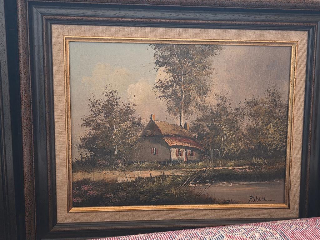 Schilderij R Wolters, Ophalen
