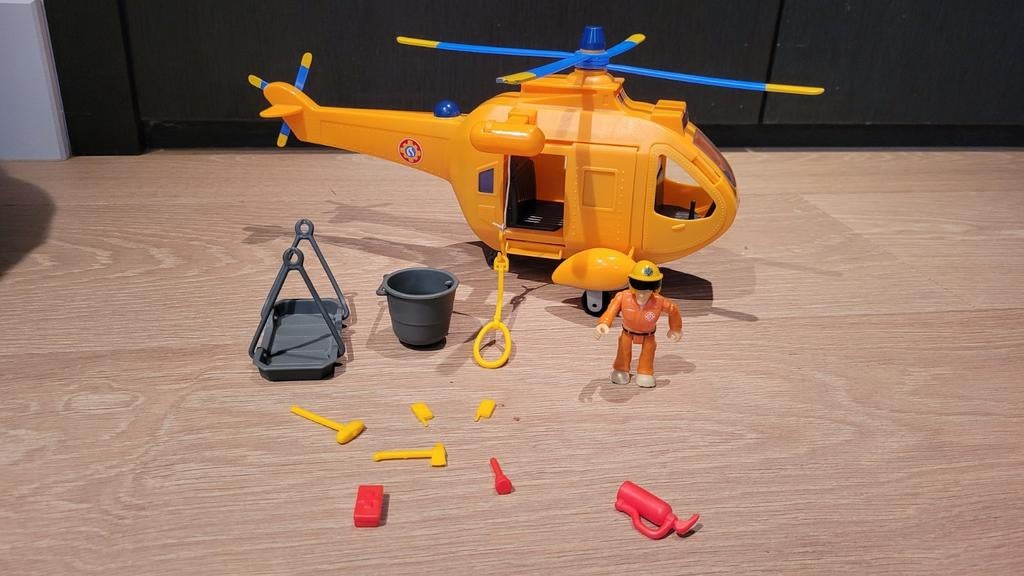 Brandweerman Sam wallabi helikopter, Ophalen of Verzenden, Zo goed als nieuw