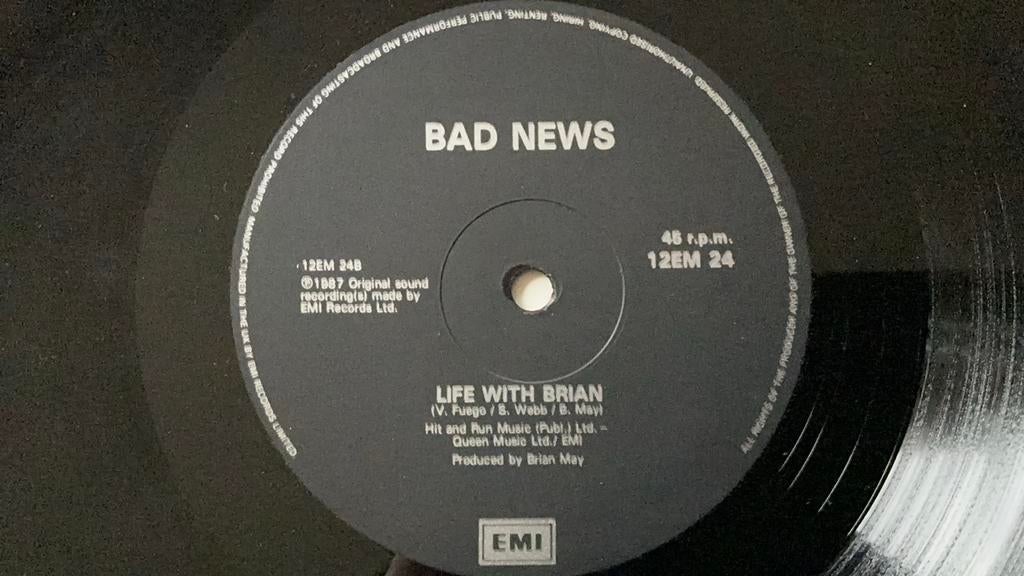 Lp Bad News. Bohemian Rhapsody, Ophalen, Zo goed als nieuw