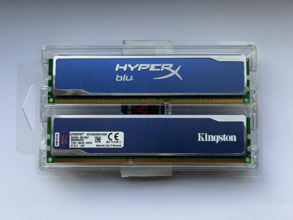 Kingston HyperX 8GB 1600MHz DDR3 RAM - KHX1600C9D3B1K2/8GX, Computers en Software, RAM geheugen, 8 GB, DDR3, Ophalen of Verzenden
