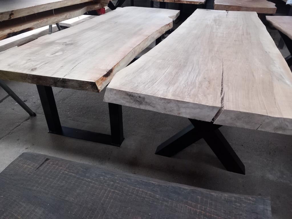 Tafelbladen Planken boomstamtafels wandplanken salontafel, Ophalen, Nieuw
