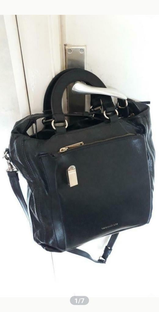 Vanessa Bruno - sac cuir noir (vendu), Envoi, Comme neuf, Noir