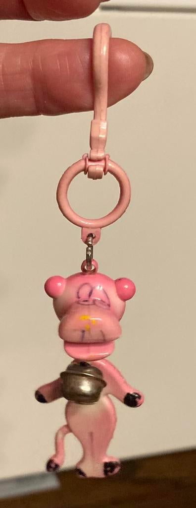 Oude Pink Panther sleutelhanger 1984, Verzamelen, Ophalen of Verzenden, Gebruikt, Overige typen