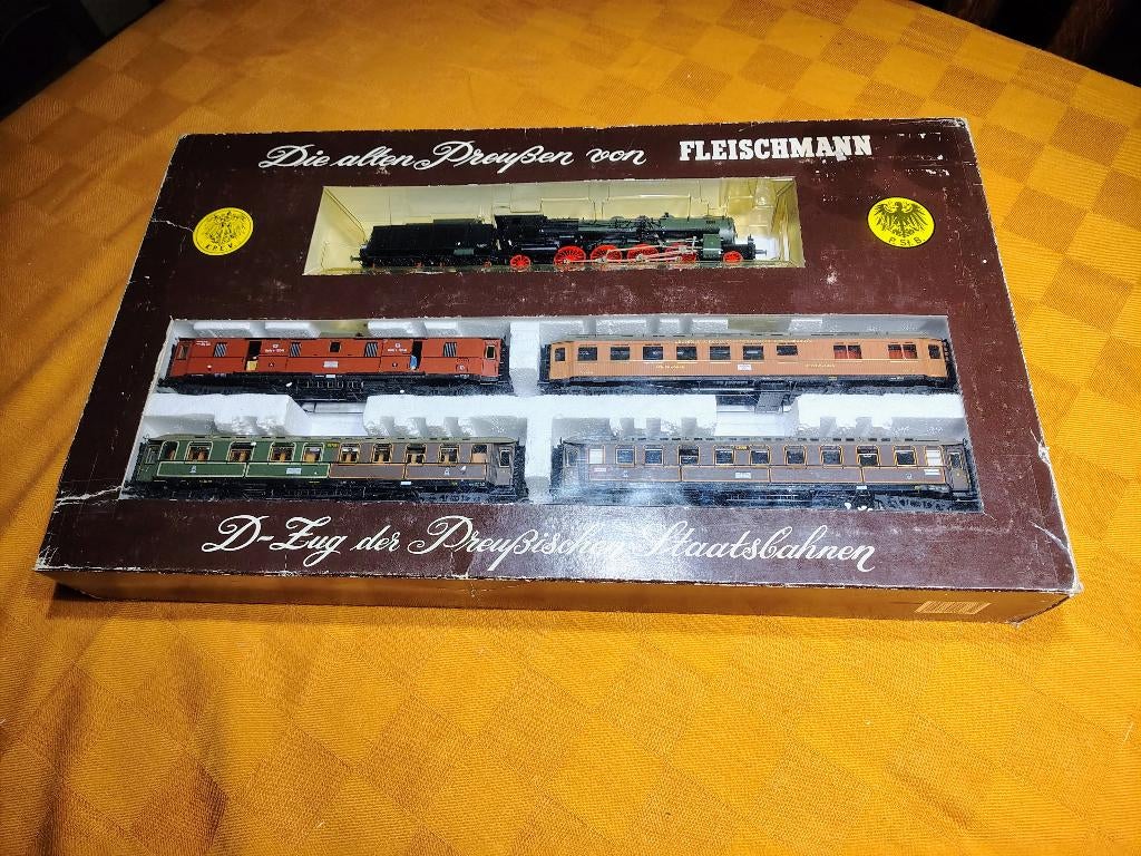 Fleischman 1885 Wisselstroom Pruisisch set, Wisselstroom, Gebruikt, Locomotief, Fleischmann