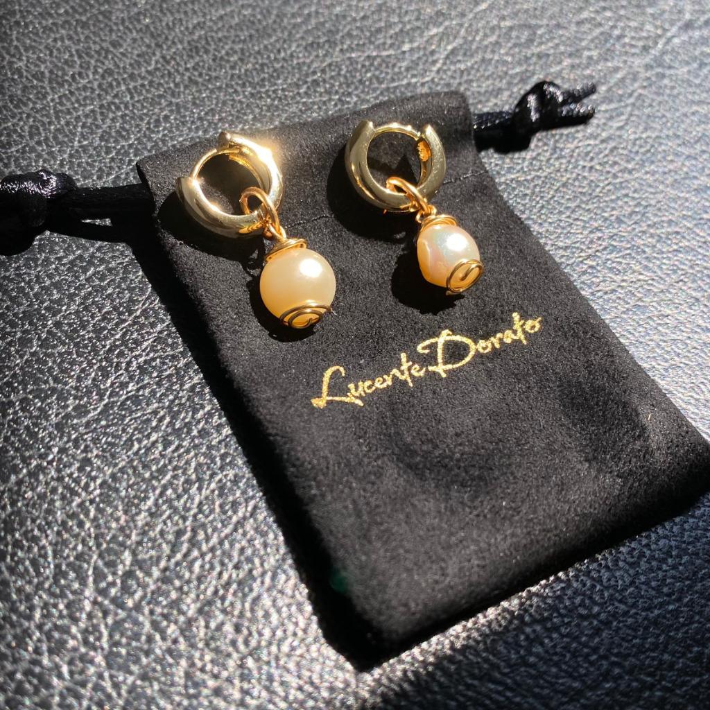 Boucles d'oreilles en perles d'eau douce naturelles rose-bei, Bijoux, Sacs & Beauté, Enlèvement ou Envoi, Neuf, Beige, Pendantes