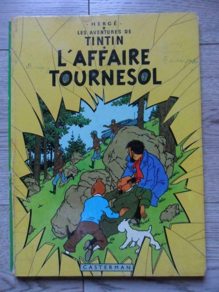 Les aventures de Tintin - L'affaire Tournesol - Hergé, Eén stripboek, Ophalen of Verzenden, Gelezen
