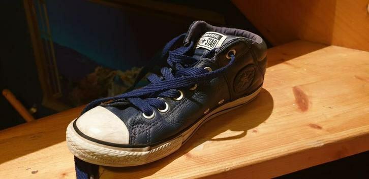 Converse, All Star, leer schoenen, heren of dames maat 38, Ophalen of Verzenden, Gedragen
