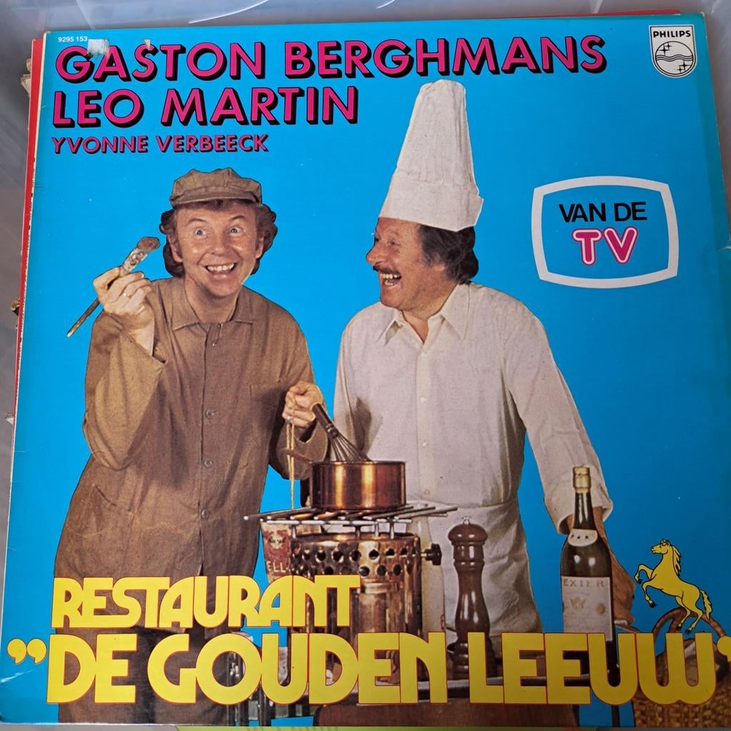 4 LP' S gaston berghmans en.leo martin, Ophalen of Verzenden, Gebruikt