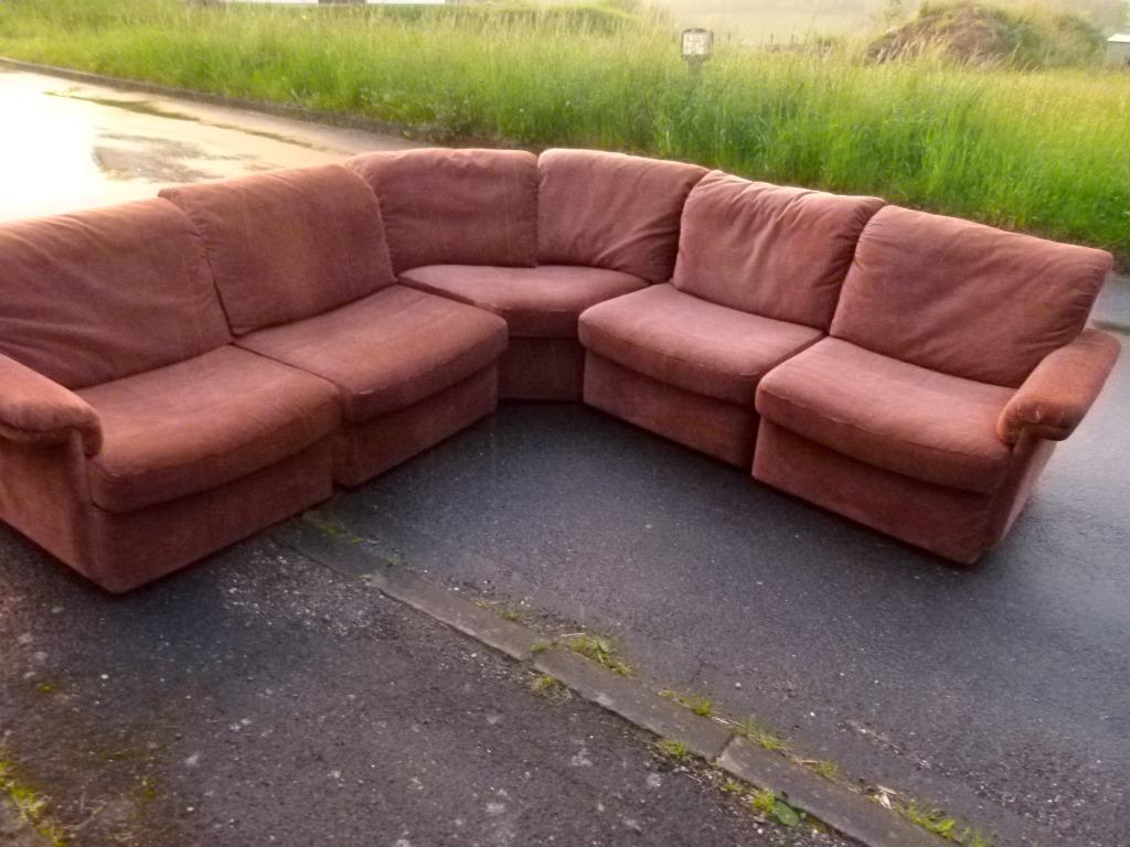vintage modul sofa 5 - delig 70er jaren, Ophalen, Huis en Inrichting